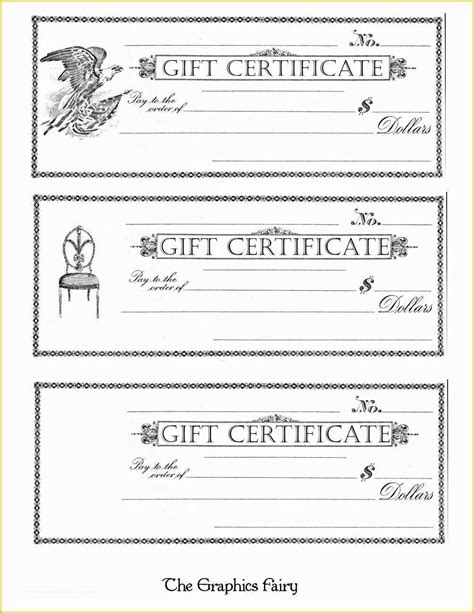 Free Printable Gift Certificates Templates Of Birthday Gift Certificate ...