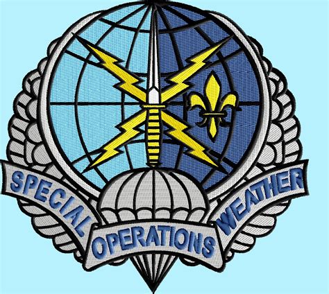 Air Force Special Operations Weather Team Sowt Crest Logo Size