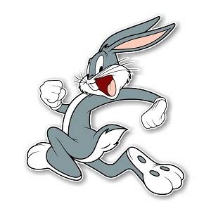 Bugs Bunny Running Precision Cut Decal