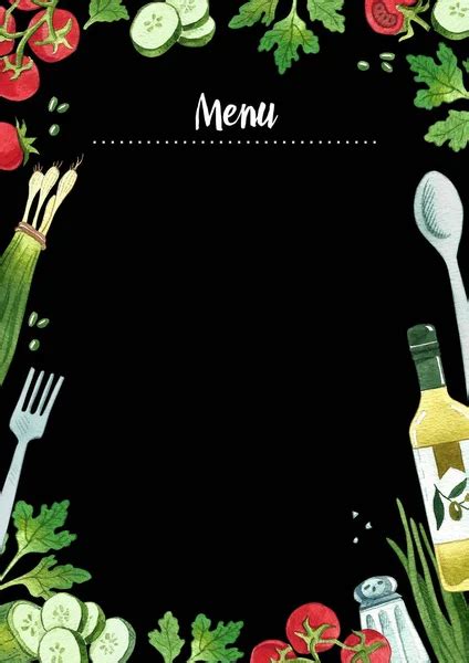 Veg food menu design Stock Photos, Royalty Free Veg food menu design ...