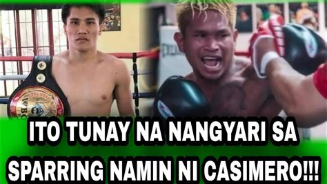 Omg Casimero Vs Astrolabio Sparring Ang Tunay Na Nangyari Sa Ring