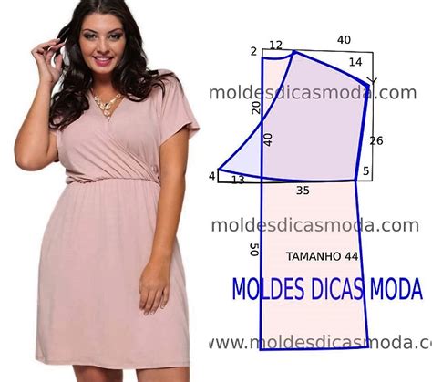 Vestido Decote Em V Passo A Passo Corte E Costura