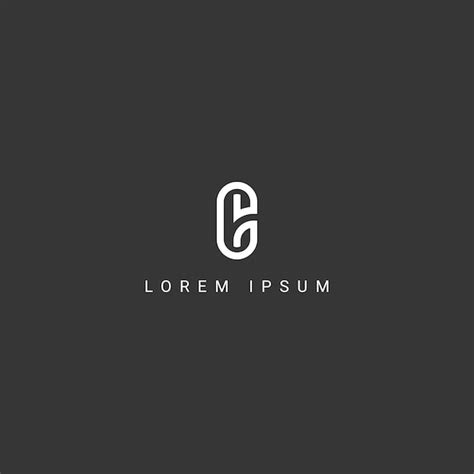 Premium Vector Creative Minimal Gh Hg Letter Business Logo Initial