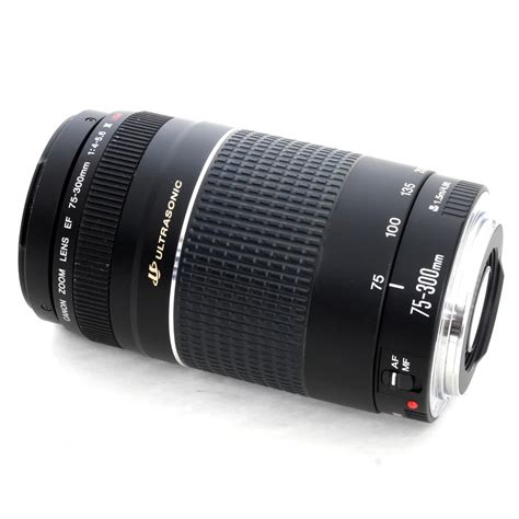 [USED] Canon EF 75-300mm f/4-5.6 III USM Autofocus Zoom Telephoto Lens ...