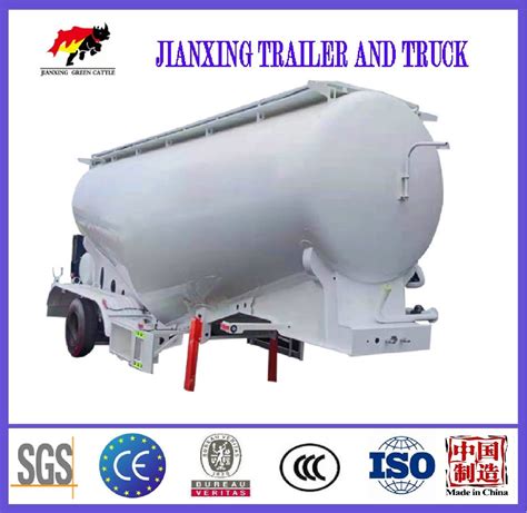 Dry Bulk Concrete Powder Cement Transport Tank Trailer China Bulk