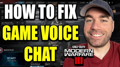 Cod Mw How To Fix Game Voice Chat Mic Not Working On Ps Youtube