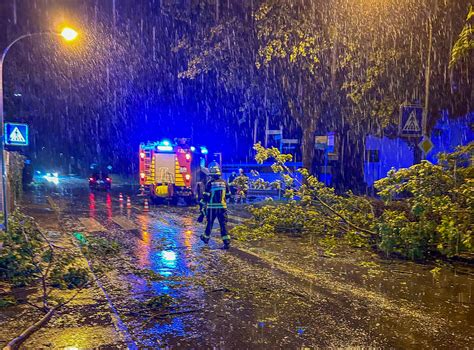 Friedrichshafen Gewitter verursachen viele Einsätze für