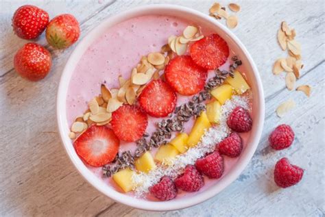 Smoothie Bowl Met Aardbei En Framboos Keukenliefde