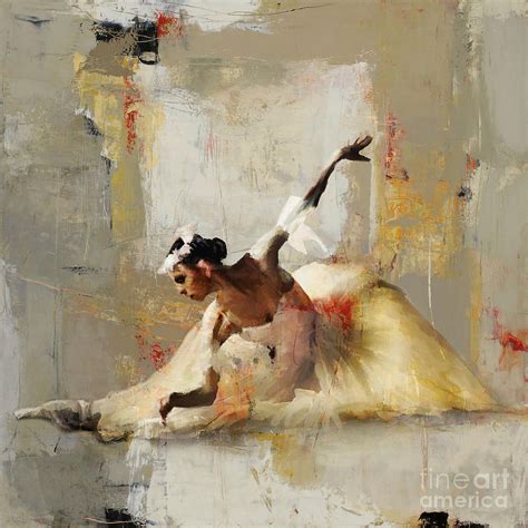 Ballerina Dance On The Floor 01 Painting By Gull G Fine Art America