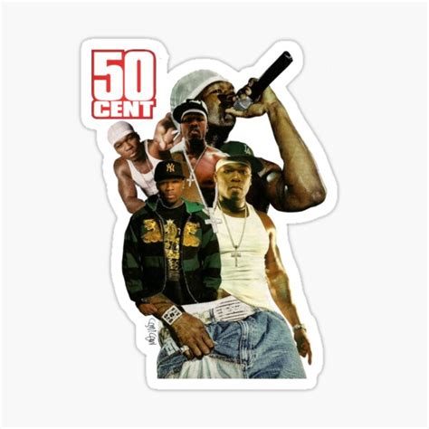 50 Cent Album Cover Sticker For Sale By Hcusackn03 Redbubble