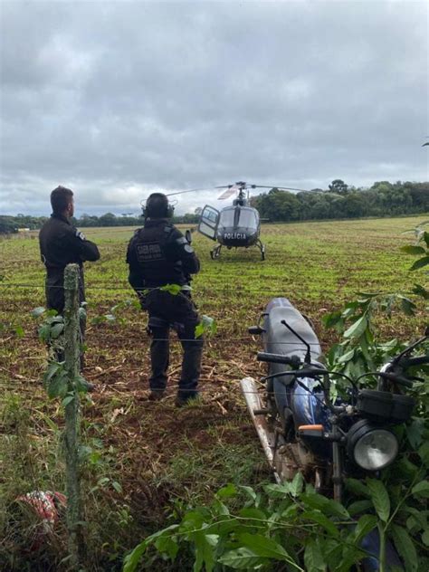 Homem é flagrado conduzindo moto furtada na SC 283 e causa grande