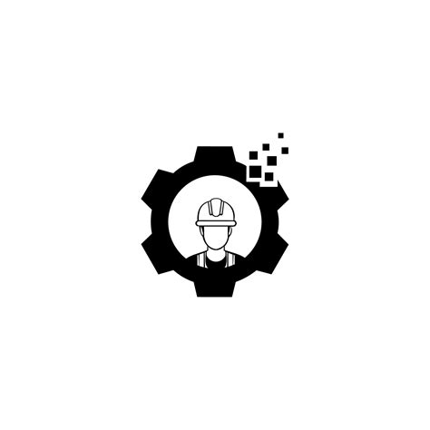 Engineer Logo Template Design Vector. engineering worker and ...