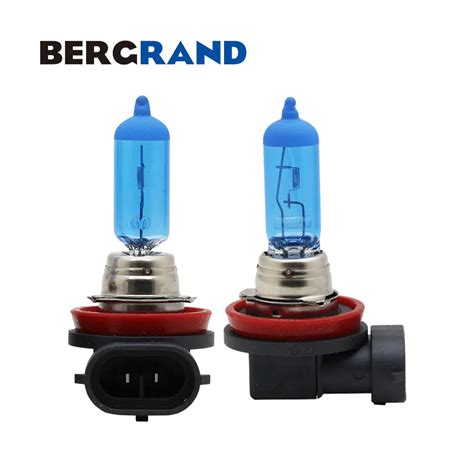 2PCS H11 Halogen Lamp 12V 55W PGJ19 2 4300K Xenon Gas Head Lamp Fog ...