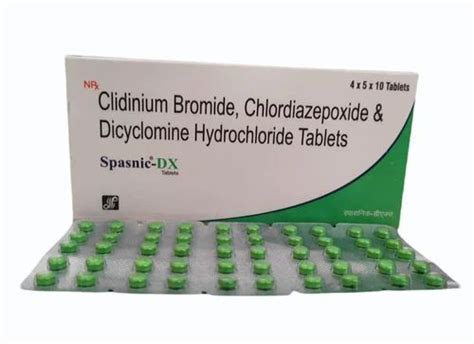 Clidinium Bromide Dicyclomine Hydrochloride Tablets at Rs 82/box ...