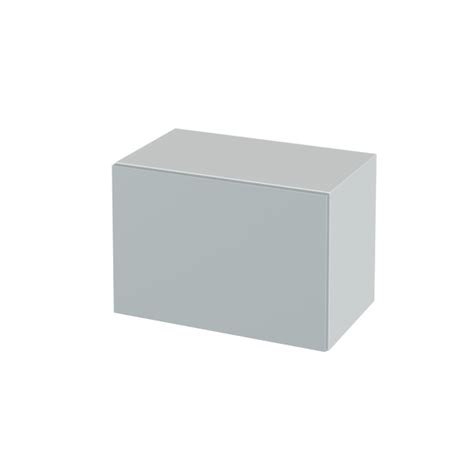 Meuble De Salle De Bains Rangement Bas HELIA Gris Clair 1 Tiroir L60 X