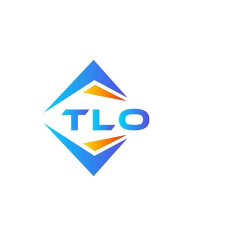 TLO abstract technology logo design on white background. TLO creative ...