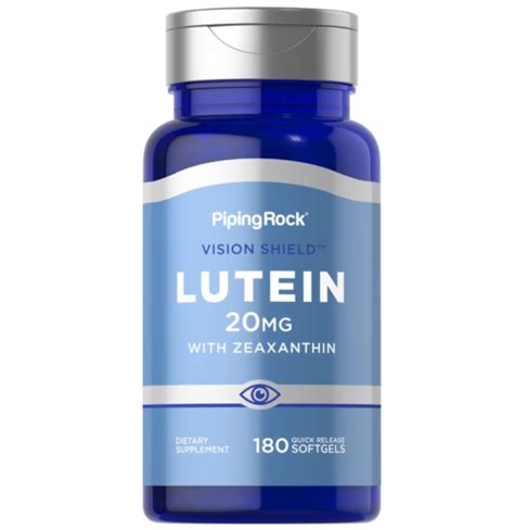 Piping Rock Lutein Zeaxanthin Mg Softgels Lazada Ph