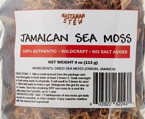 Jamaican Sea Moss Uses & Health Benefits – Eat Algae