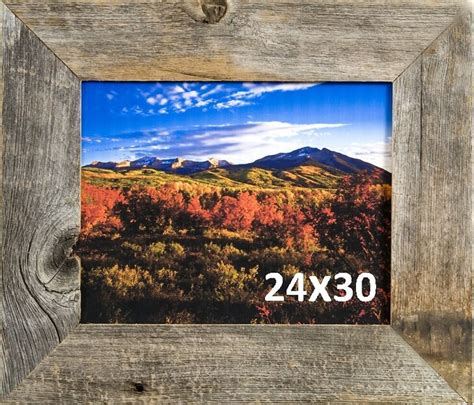 Western Frames 24x30 Rustic Barnwood Photo Frame