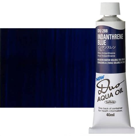 Holbein Duo Aqua Water Soluble Oil Color Ml Tube Indanthrene Blue