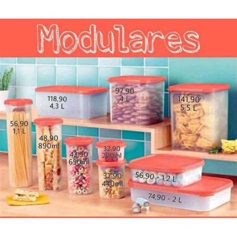 Kit Modular Tupperware Shopee Brasil