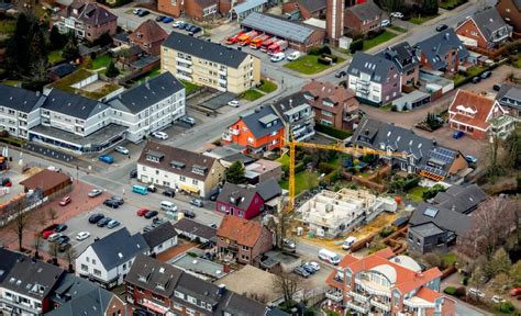 Luftaufnahme Bottrop Baustelle Zum Neubau Einer Mehrfamilienhaus