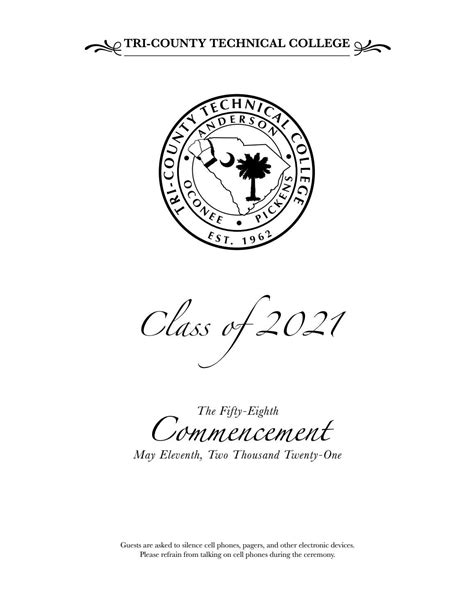 Tri County Technical College May 2021 Commencement By Gayle Arries Issuu