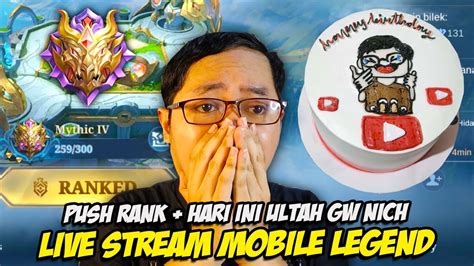 LIVE PUSH RANK GW ULTAH NICH HARI INI SOLO MABAR SEASON 27 LIVE