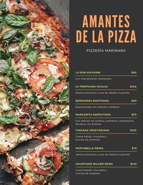 Plantillas Pizza Gratis Y Editables Canva