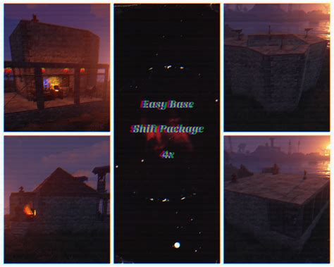 Easy Base Shift 12 Pack Raidable Bases - Lone Design