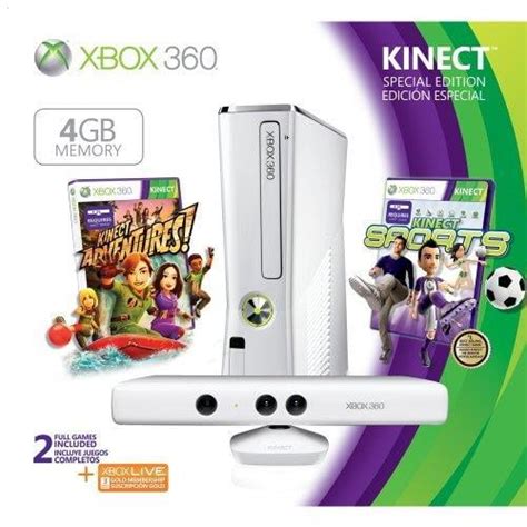 Microsoft Xbox 360 Special Edition 4gb Kinect Spor - Walmart.com ...