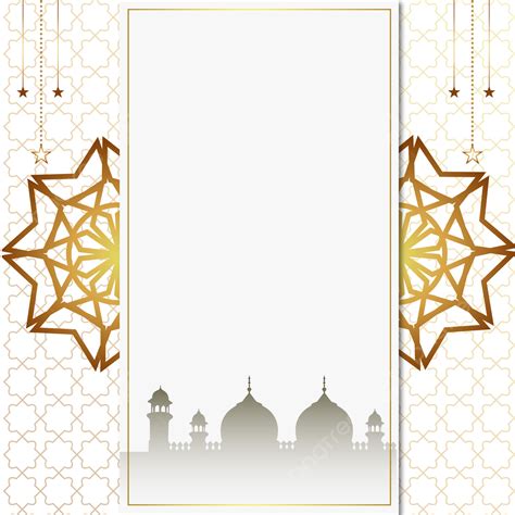 Islamic Background With Ornament Pattern And Mosque, Ramadan Kareem ...