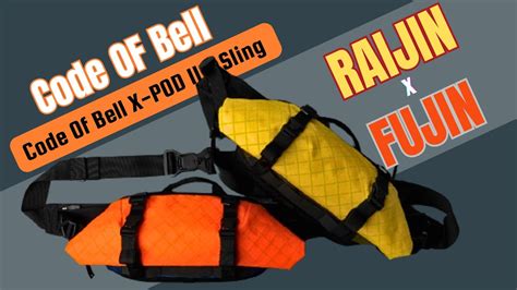 Code Of Bell X POD II Sling Pack RAIJIN FUJIN YouTube