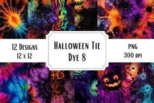 Halloween Tie Dye 8 Graphic By Whimsy Girl Creative Fabrica