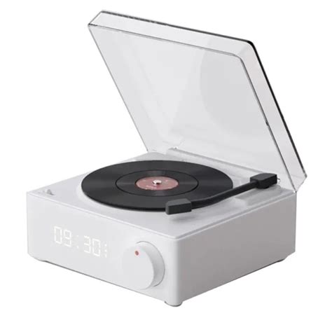 MULTIFONCTIONNEL BLUETOOTH HAUT PARLEUR RéVeil Tourne Disque Vinyle