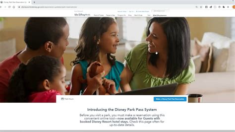 How To Use The New Park Pass System At Walt Disney World Resort YouTube