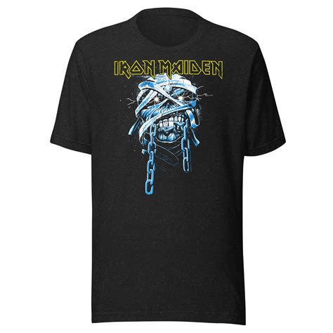 Iron Maiden Skull Chain T Shirt Hyper Iconic