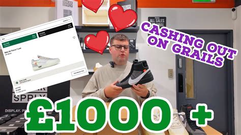 CASHING OUT ON GRAILS DID WE OVERPAY SNEAKER STORE CASHOUTS YouTube