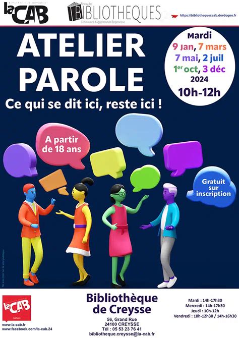 Atelier Parole Site Internet De La Communauté Dagglomération