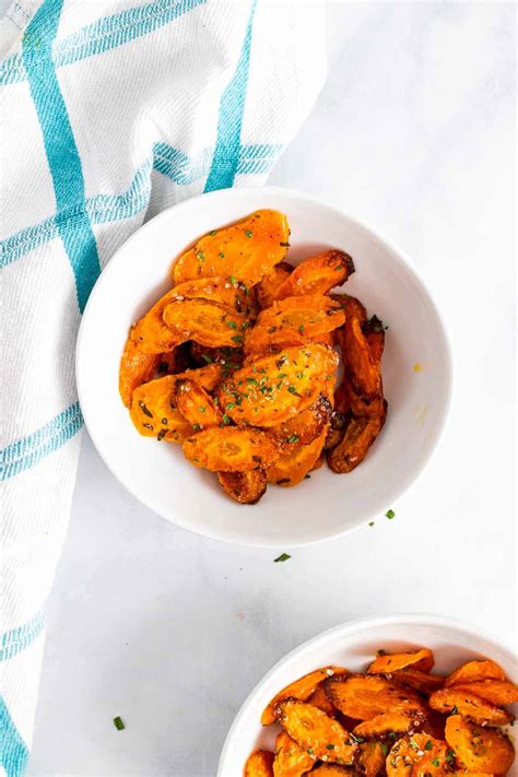 Baked Carrot Chips Recipe - Diabetes Strong