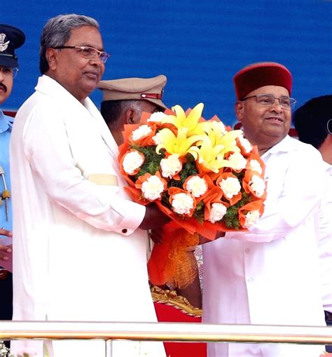 Bengaluru Karnataka Governor Thawar Chand Gehlot With Deputy Cm