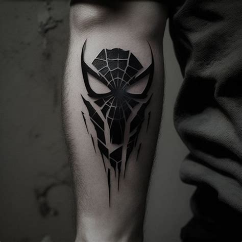 Minimalist Spiderman Tattoo Click To View On Ko Fi Ko Fi Where