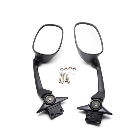 New Arrival Pair Motorcycle Mirrors Black Mirror Rearview Mirror For