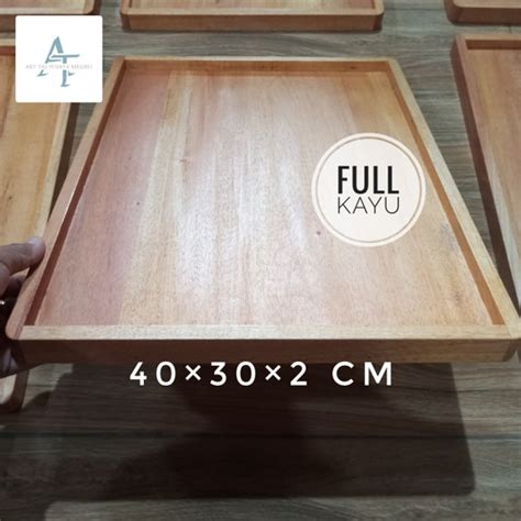 Promo Nampan Mahoni 40302 Cm Full Kayu Baki Kayu Mahoni Kab Klaten