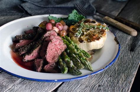 Wild Rosemary Crusted Kangaroo Fig And Lilly Pilly Heneedsfood