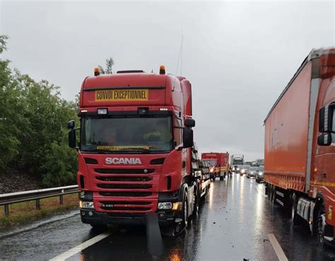 Foto Accident Provocat De Un Ofer Din Alba Pe Autostrada A Sebe