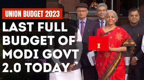 Budget 2023 Fm Nirmala Sitharaman Set To Present Budget Today Watch Video