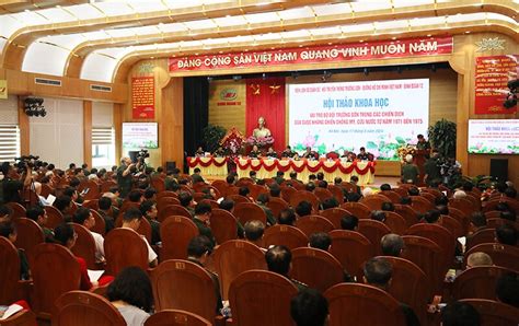 Scientific Conference The Role Of Truong Son Soldiers In The Campaigns