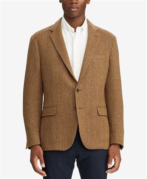 Polo Ralph Lauren Mens Herringbone Sport Coat Macys