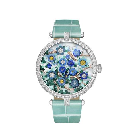 Lady Arpels Heures Florales Cerisier Watch By Van Cleef Arpels Van